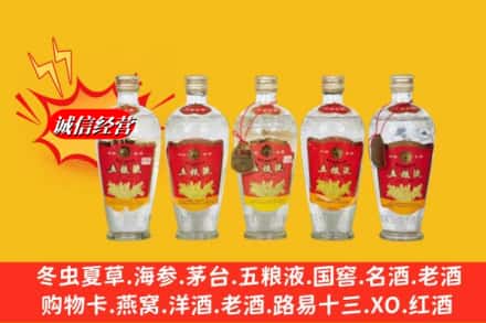 信阳市息县回收老五粮液